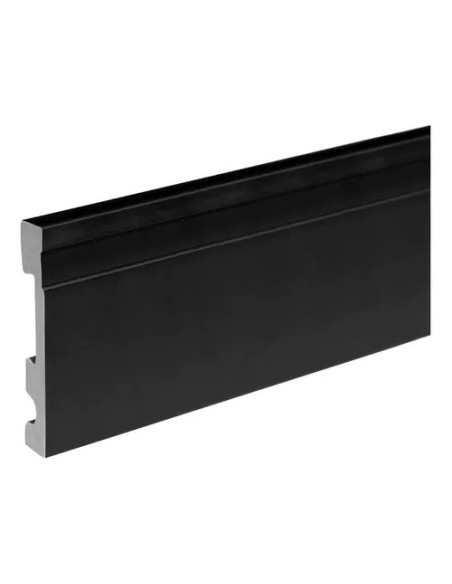 Zócalo de PVC Negro 10 cm - Atrim