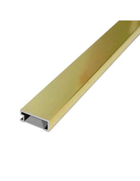 Listello Luxor Aluminio Oro Brillante 8x20mm - Atrim