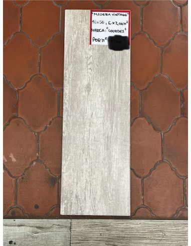 Madera Vintage 18x56 - Cerámica - Lourdes