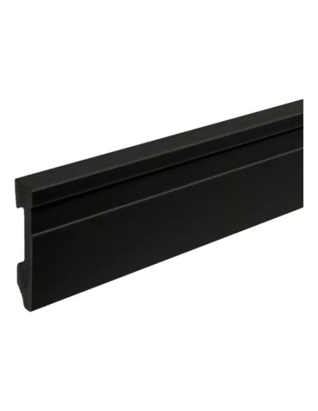 Zócalo de PVC Negro 7cm - Atrim