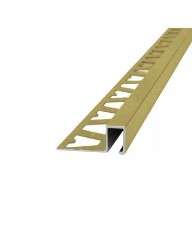 Guardacanto Quadra Oro Mate 10 mm x 5 mm x 2,5 m - Atrim