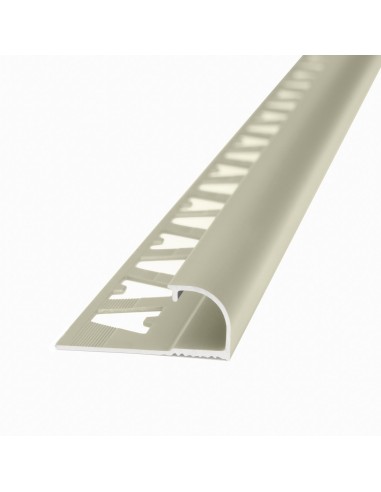 Guardacanto Bullnose Ceniza 12 mm x 12 mm x 2,5 m - Atrim