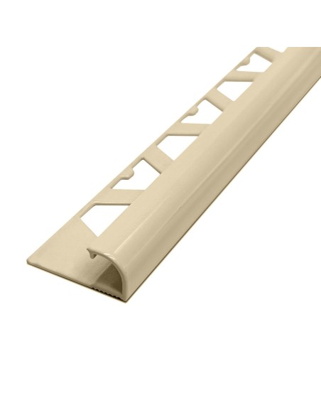 Guardacanto Bullnose Beige 12 mm x 12 mm x 2,5 m - Atrim