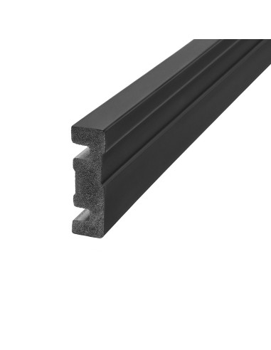 Contramarco Line Negro Mate 50 mm x 15 mm x 2,5 m - Atrim