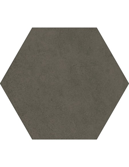 Hexagonal 17 Cement Dark 17x19.5 - Porcelanato - MisionesDeco