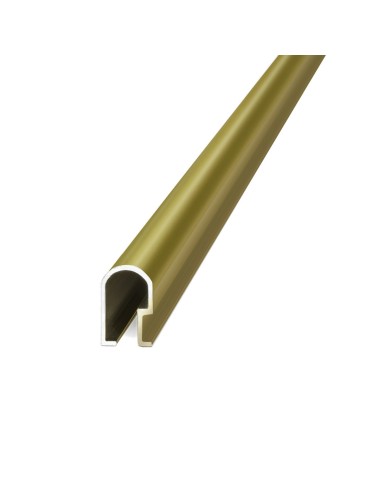 Listello Redondo Oro Mate 14 mm x 9 mm x 2,45 m - Atrim