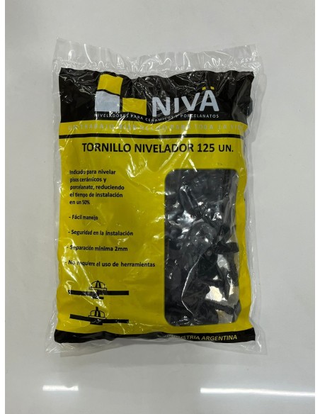 Tornillo Nivelador 2mm x125 Unidades - Niveladores - Niva