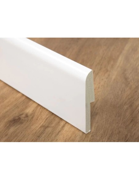 Zócalo PVC Blanco 7.5 cm - Yuka