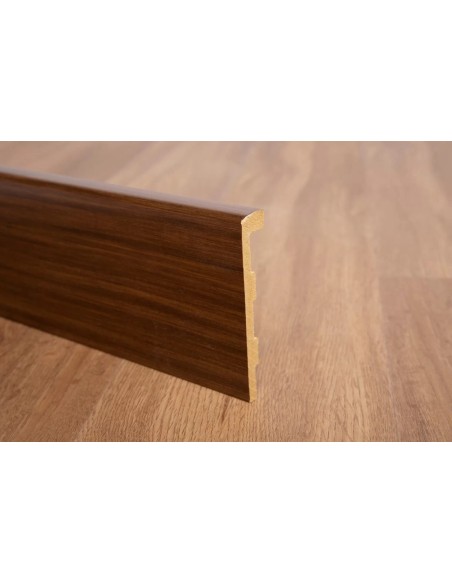 Zócalo Cobertor PVC Símil Madera 12 cm - Yuka