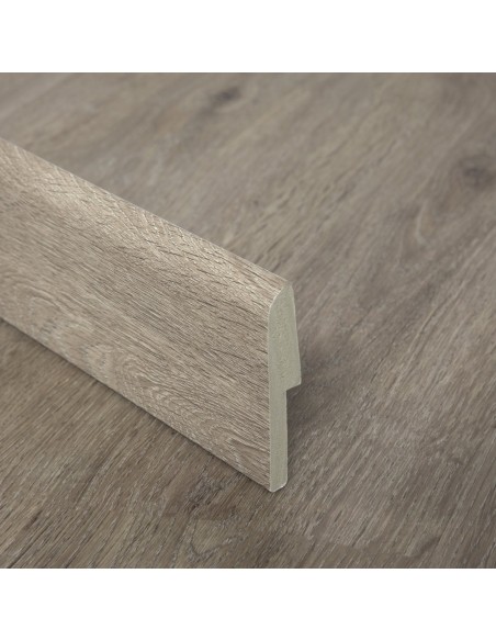 Zócalo PVC Símil Madera Roble Natural 7.5cm - Yuka