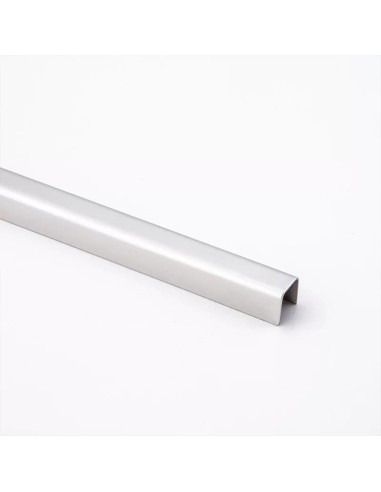 Listel Simple Acero inoxidable Brillante 10mm x 10mm x 2,5m - Moldumet