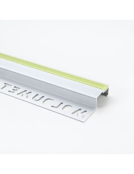 Omega Luminos Aluminio + PVC Banda Fluorecente 10,5mm x 26mm x 2,5m - Moldumet