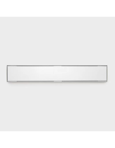 Drenaje Lineal Compact Acero Inox. Blanco Mate 26mm x 100mm x 800mm - Moldumet