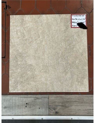 Piedra Beige 56x56 - Cerámica - Lourdes