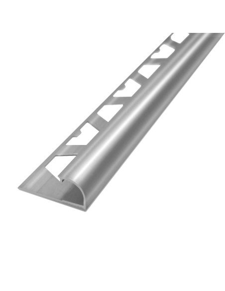 Guardacanto Bullnose Cromo Brillante 10 mm x 15 mm x 2,5 m - Atrim