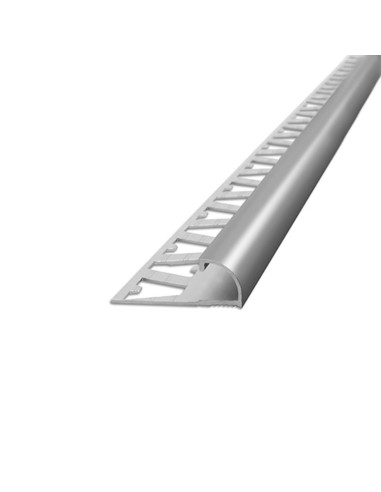 Guardacanto Bullnose Cromo Brillante 10 mm x 10 mm x 2,5 m - Atrim