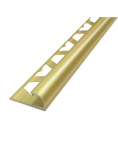 Guardacanto Bullnose Oro Brillante 12 mm x 12 mm x 2,5 m - Atrim