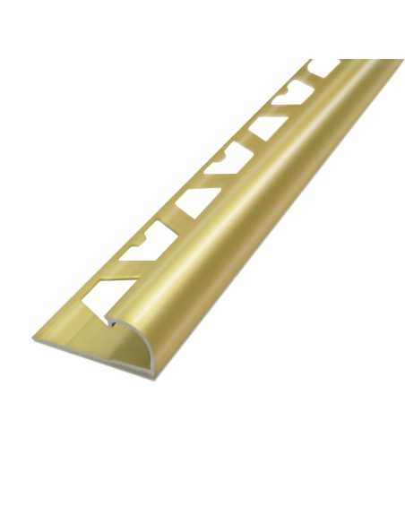 Guardacanto Bullnose Oro Brillante 12 mm x 12 mm x 2,5 m - Atrim