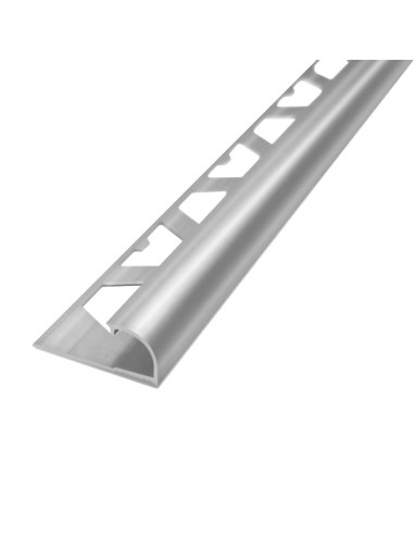 Guardacanto Bullnose Cromo Brillante 12 mm x 12 mm x 2,5 m - Atrim