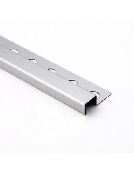 Omega Acero 304 Esmerilado 10mm x 20mm x 2,5m - Moldumet
