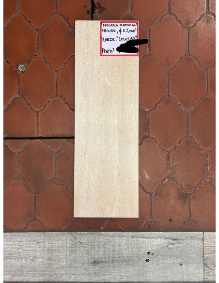 Madera Natural 18x56 - Cerámica - Lourdes